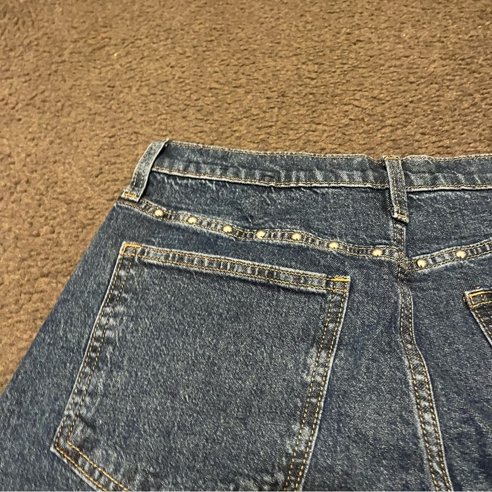 Gap Studded High Rise Barrel Jeans - Picture 9 of 9